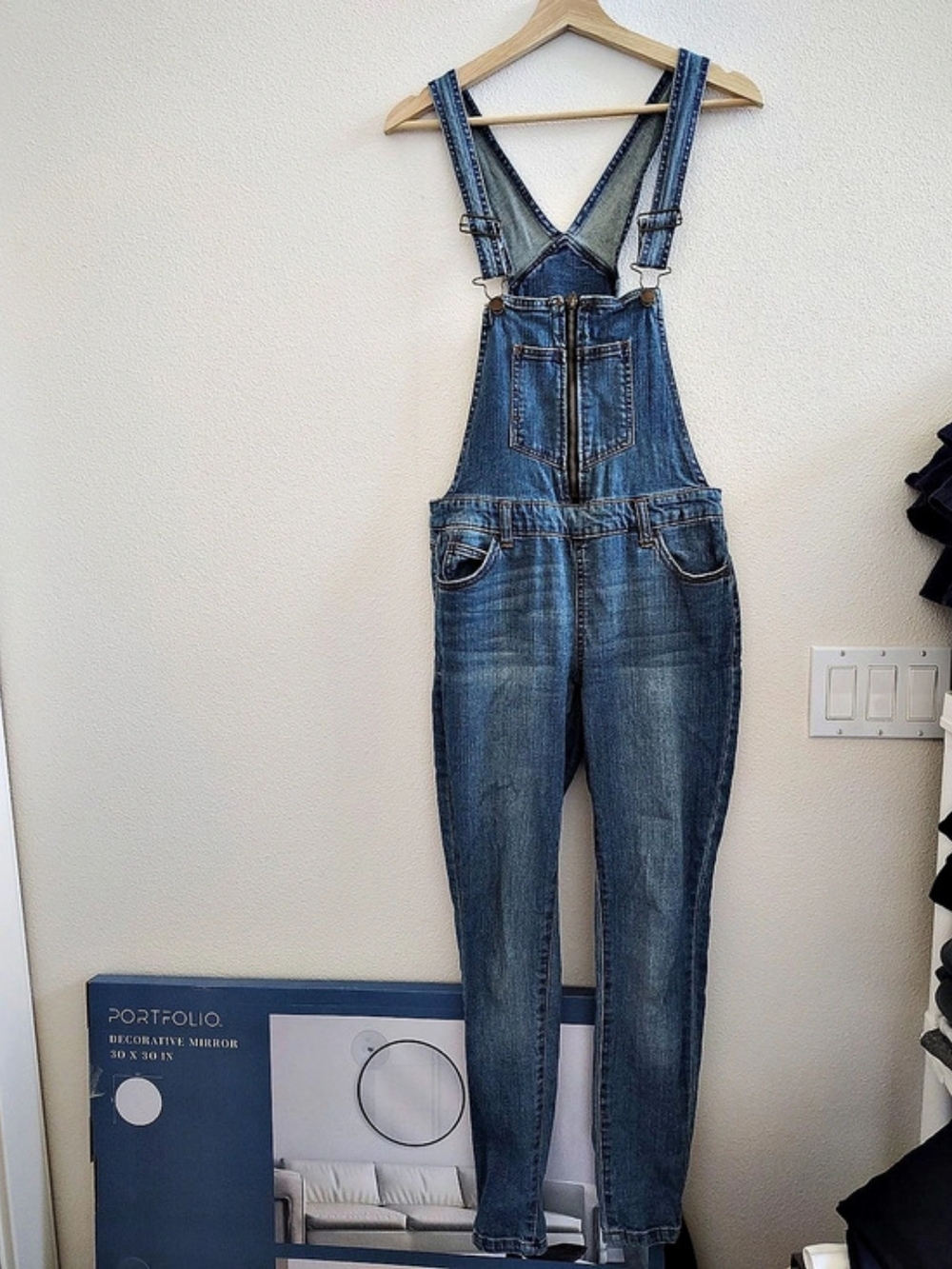 IVY & MAIN Denim Overalls in Blue Size 3